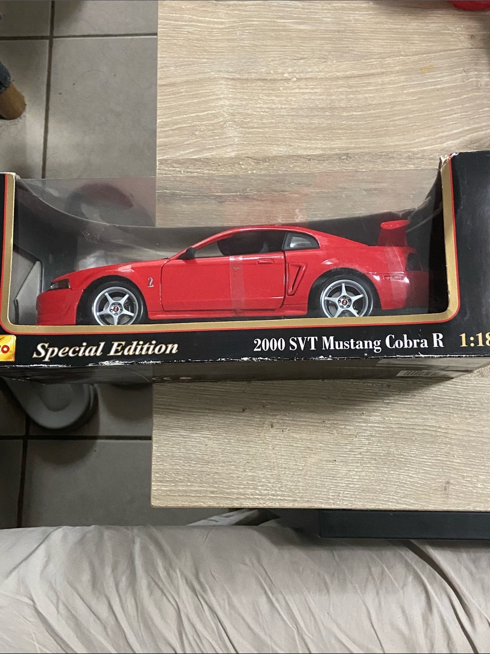 Maisto Special Edition Ford 2000 SVT Mustang Cobra R Red 1:18 Diecast Car VTG